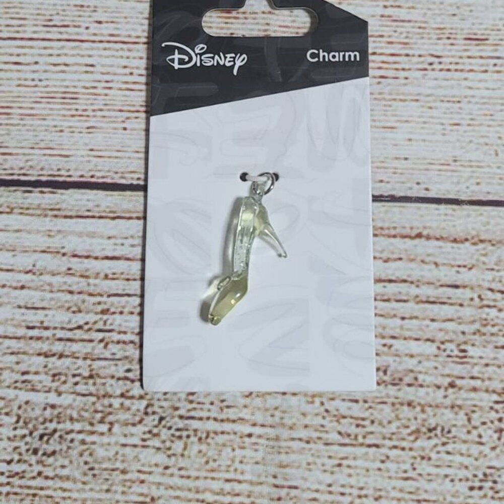 Disney Cinderella Glass Slipper Shoe Charm - NEW